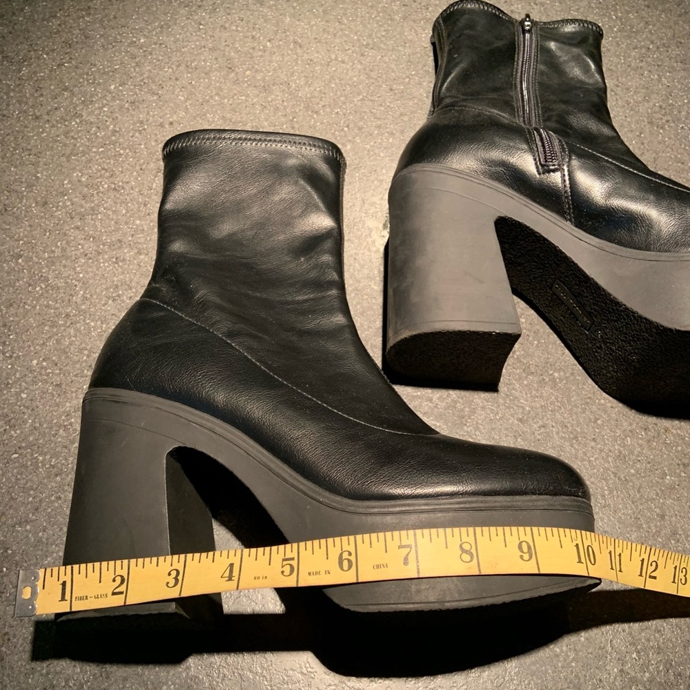 Call It Spring Black Heeled Boots - Picture 8 of 11
